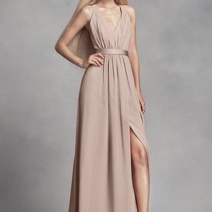 Vera Wang bridesmaid dress, Biscotti, Size 8, NEW